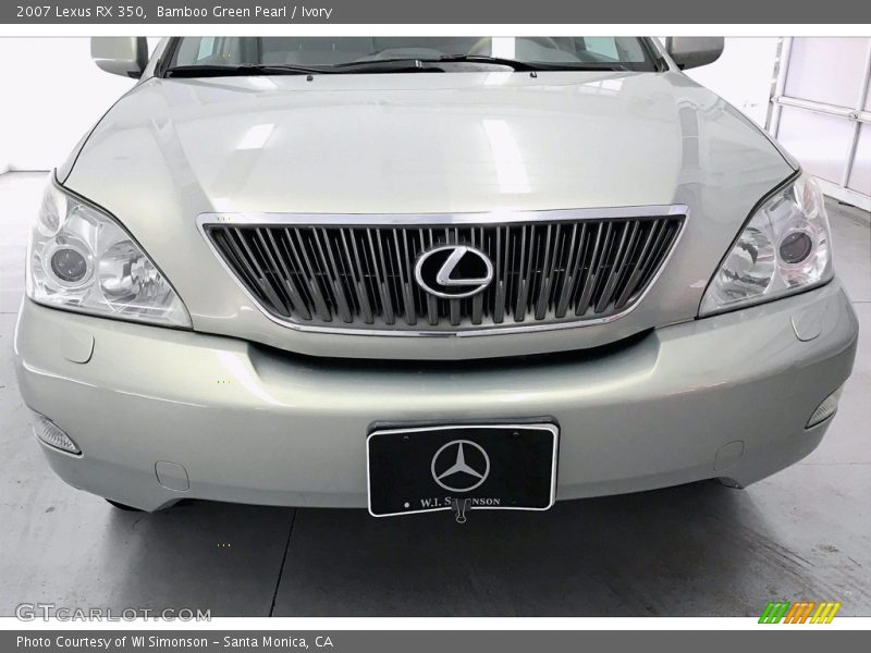 Bamboo Green Pearl / Ivory 2007 Lexus RX 350