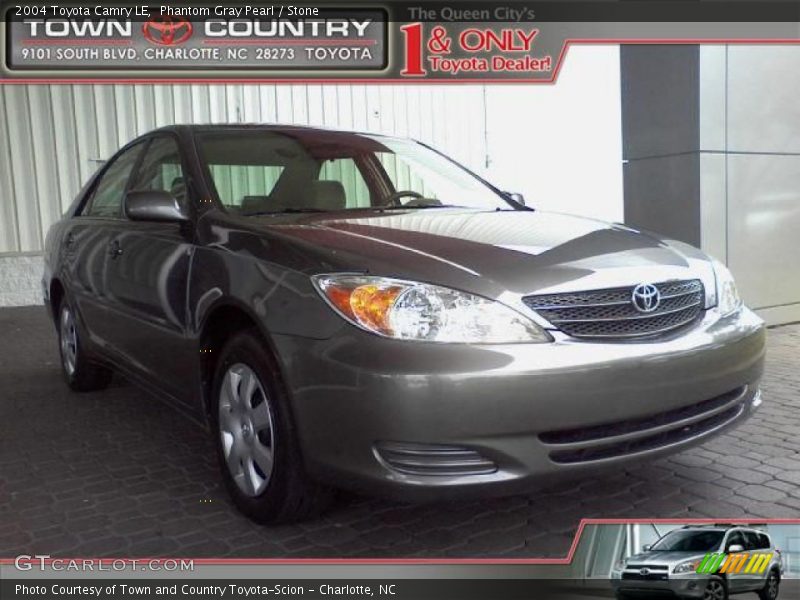 Phantom Gray Pearl / Stone 2004 Toyota Camry LE