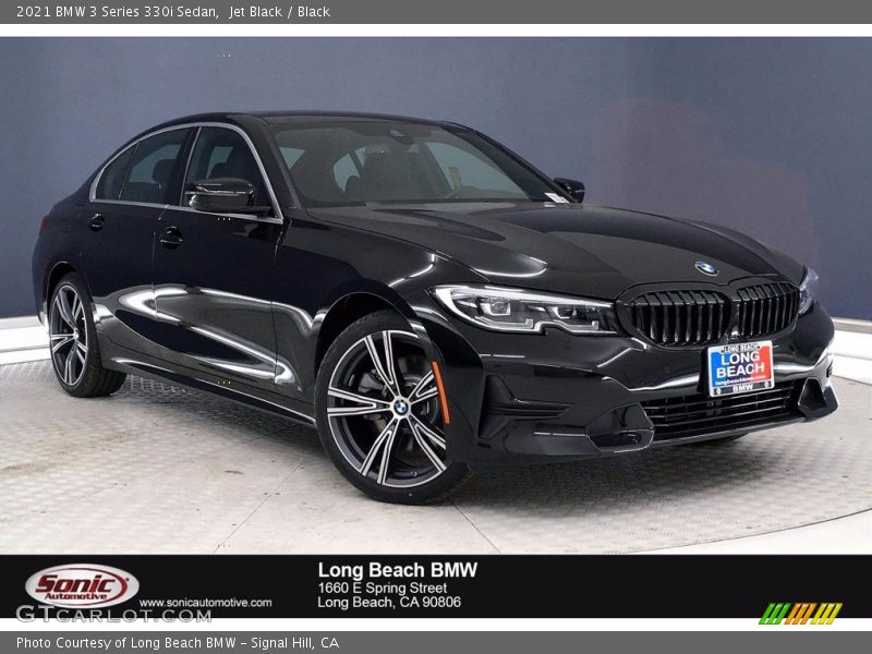 Jet Black / Black 2021 BMW 3 Series 330i Sedan