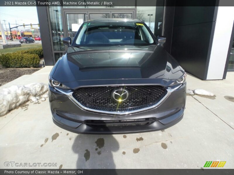 Machine Gray Metallic / Black 2021 Mazda CX-5 Touring AWD