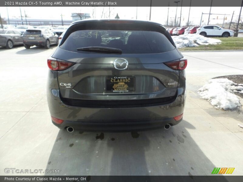 Machine Gray Metallic / Black 2021 Mazda CX-5 Touring AWD