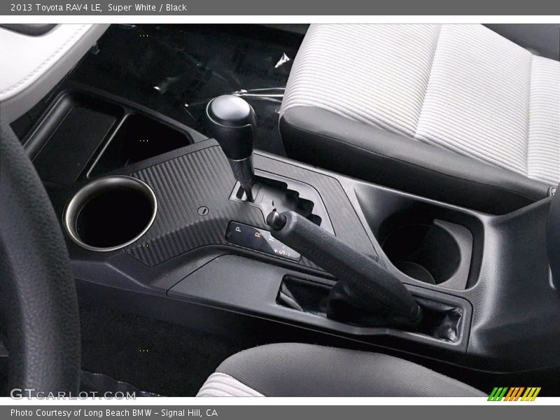 Super White / Black 2013 Toyota RAV4 LE