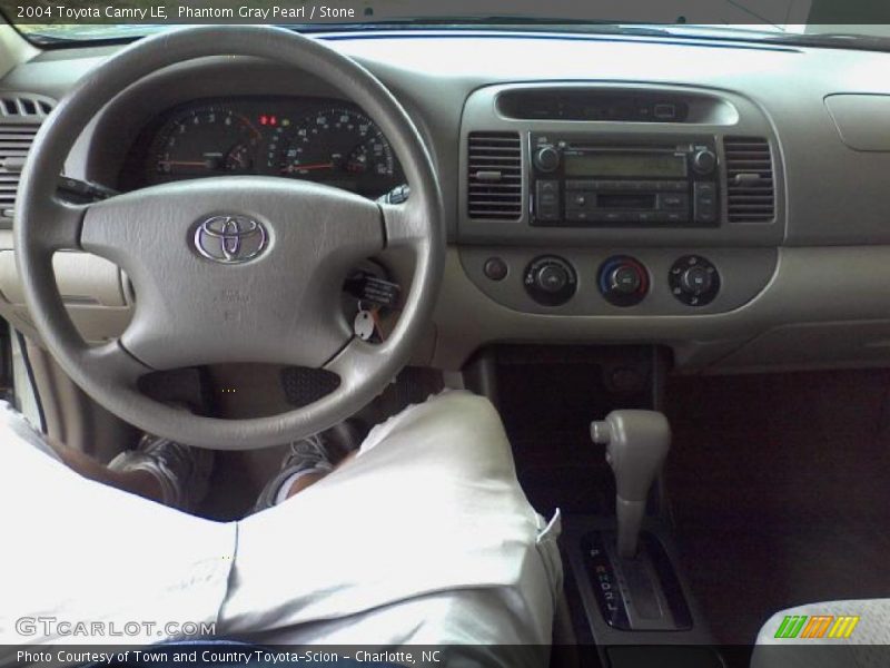 Phantom Gray Pearl / Stone 2004 Toyota Camry LE