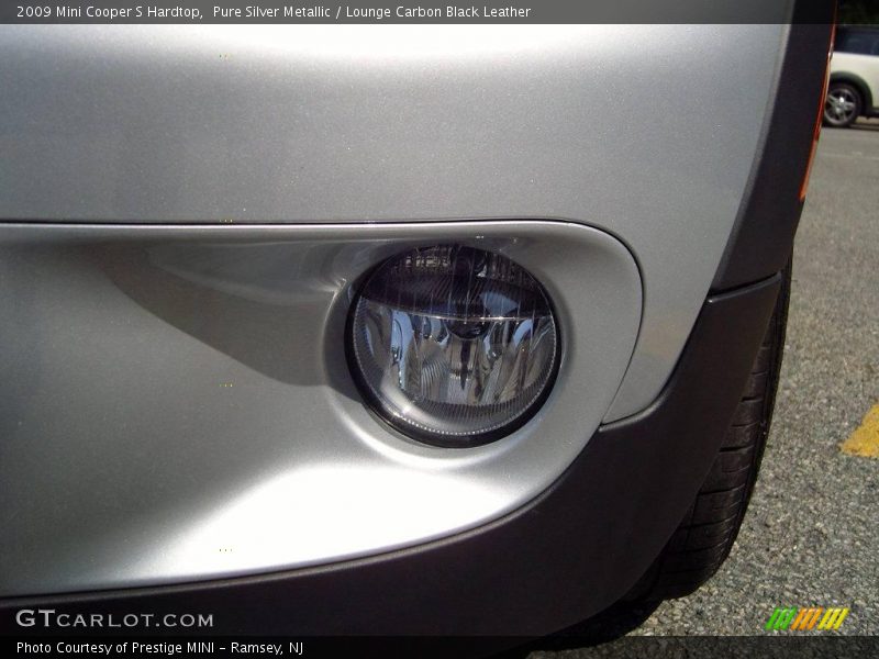 Pure Silver Metallic / Lounge Carbon Black Leather 2009 Mini Cooper S Hardtop
