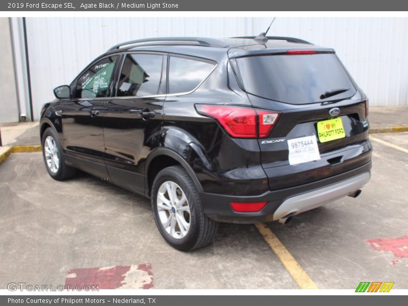 Agate Black / Medium Light Stone 2019 Ford Escape SEL