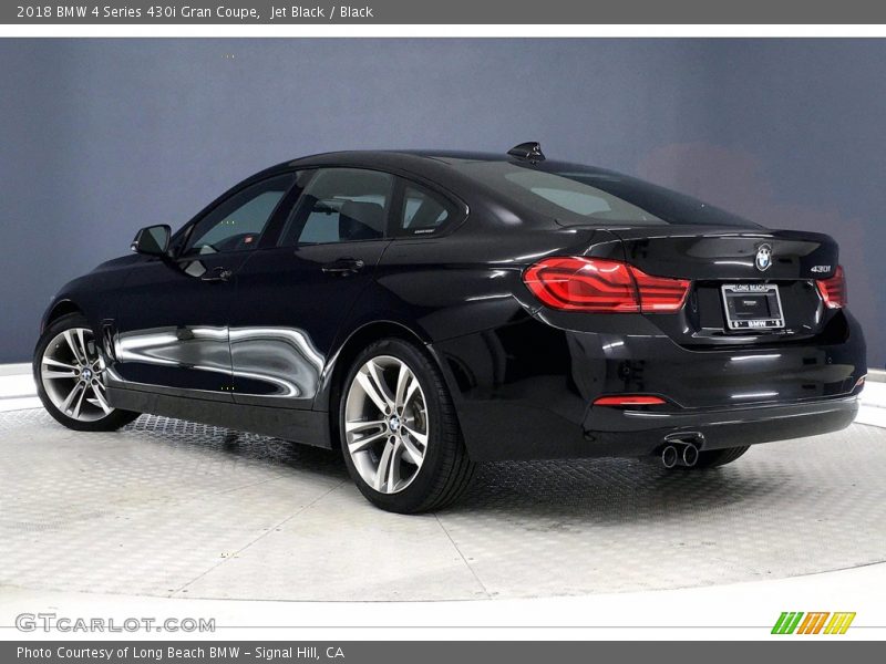 Jet Black / Black 2018 BMW 4 Series 430i Gran Coupe
