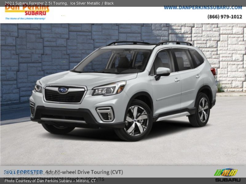 Ice Silver Metallic / Black 2021 Subaru Forester 2.5i Touring