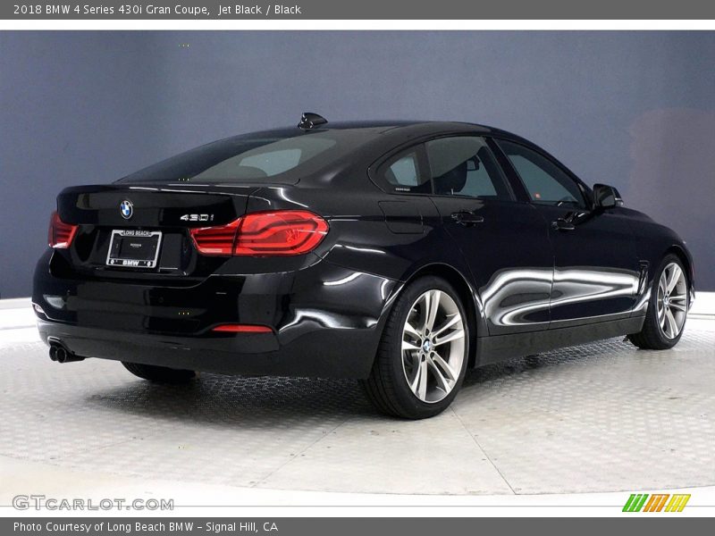 Jet Black / Black 2018 BMW 4 Series 430i Gran Coupe