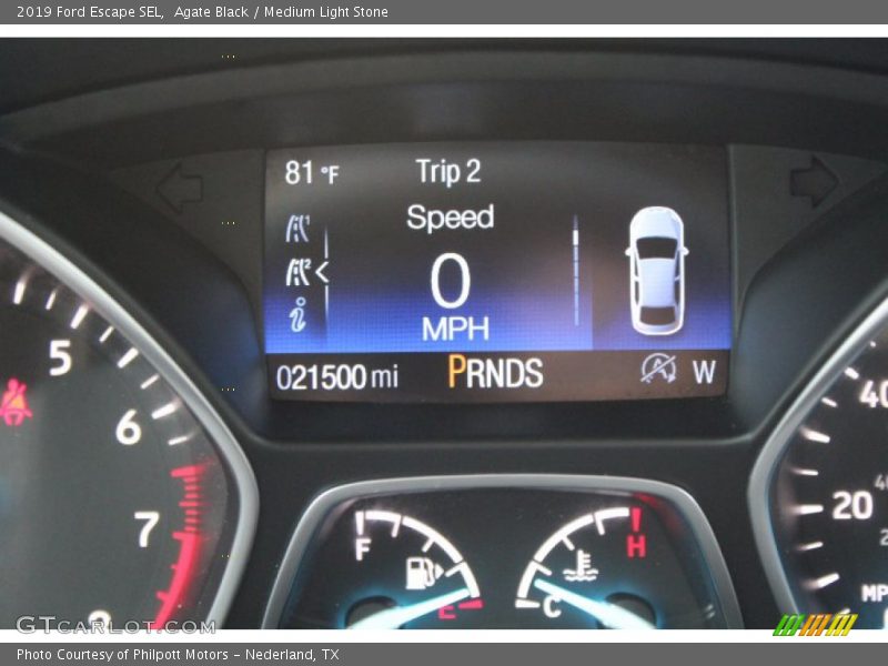 Agate Black / Medium Light Stone 2019 Ford Escape SEL
