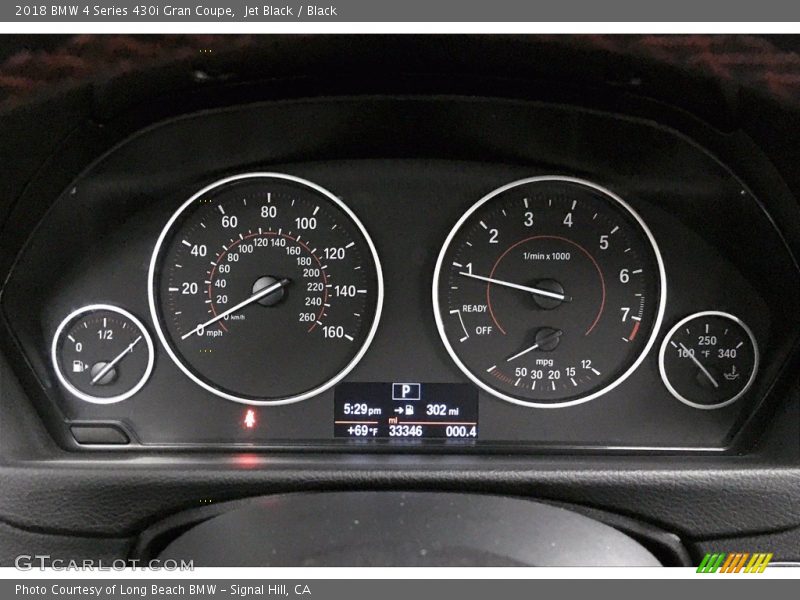  2018 4 Series 430i Gran Coupe 430i Gran Coupe Gauges