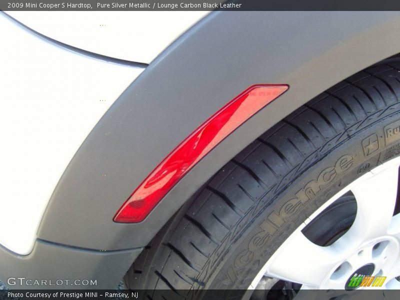 Pure Silver Metallic / Lounge Carbon Black Leather 2009 Mini Cooper S Hardtop