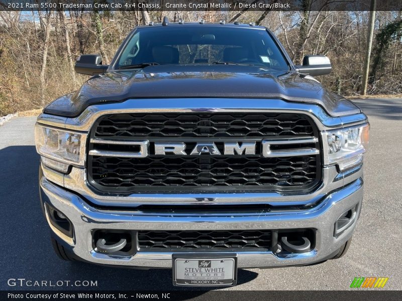 Granite Crystal Metallic / Diesel Gray/Black 2021 Ram 5500 Tradesman Crew Cab 4x4 Chassis