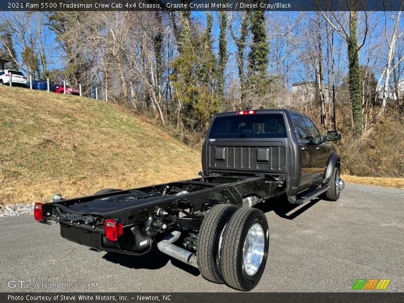 Granite Crystal Metallic / Diesel Gray/Black 2021 Ram 5500 Tradesman Crew Cab 4x4 Chassis
