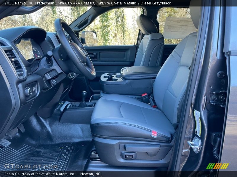 Front Seat of 2021 5500 Tradesman Crew Cab 4x4 Chassis