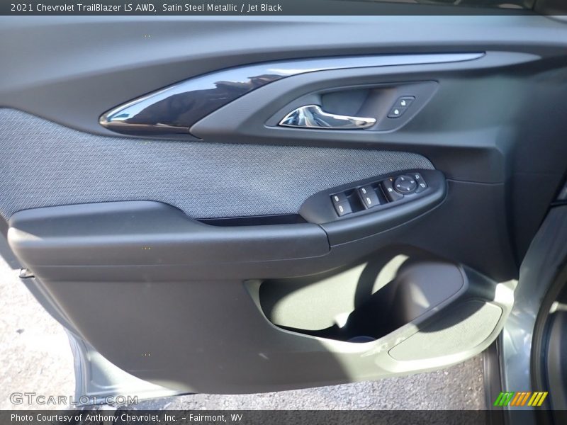 Satin Steel Metallic / Jet Black 2021 Chevrolet TrailBlazer LS AWD