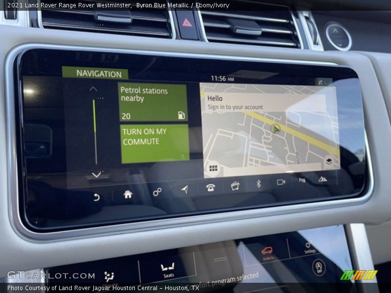 Byron Blue Metallic / Ebony/Ivory 2021 Land Rover Range Rover Westminster