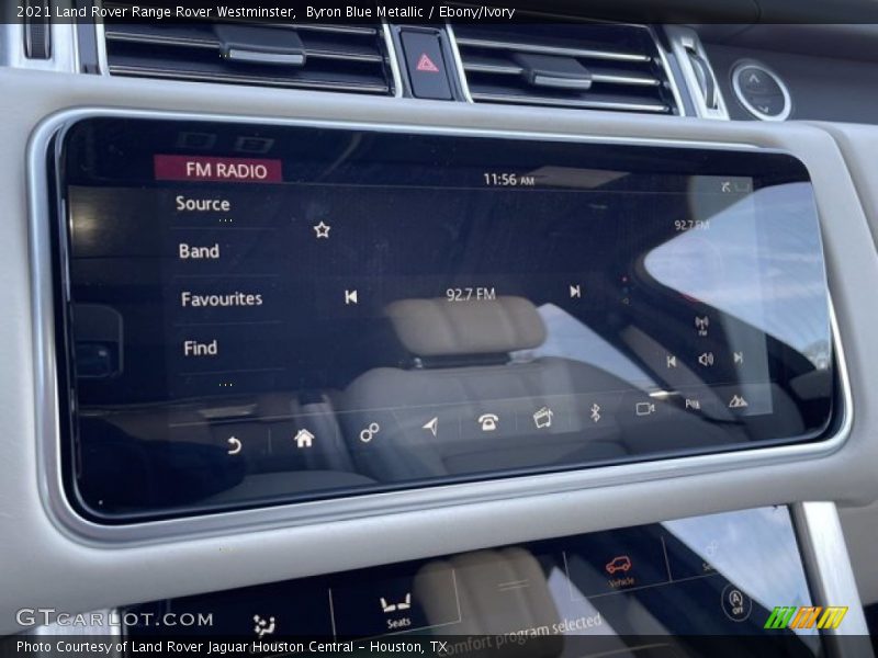 Byron Blue Metallic / Ebony/Ivory 2021 Land Rover Range Rover Westminster