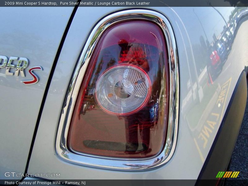 Pure Silver Metallic / Lounge Carbon Black Leather 2009 Mini Cooper S Hardtop