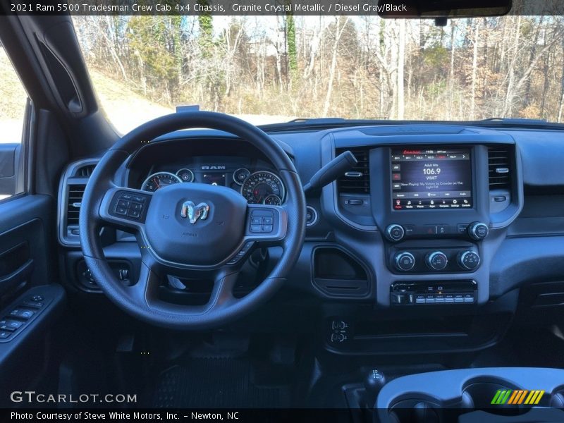 Granite Crystal Metallic / Diesel Gray/Black 2021 Ram 5500 Tradesman Crew Cab 4x4 Chassis