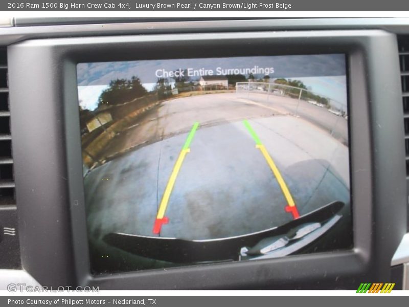 Luxury Brown Pearl / Canyon Brown/Light Frost Beige 2016 Ram 1500 Big Horn Crew Cab 4x4