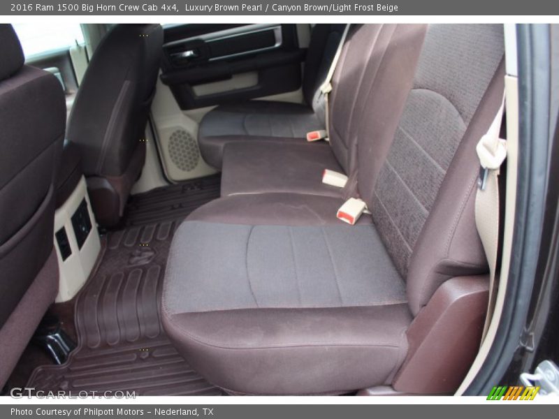 Luxury Brown Pearl / Canyon Brown/Light Frost Beige 2016 Ram 1500 Big Horn Crew Cab 4x4