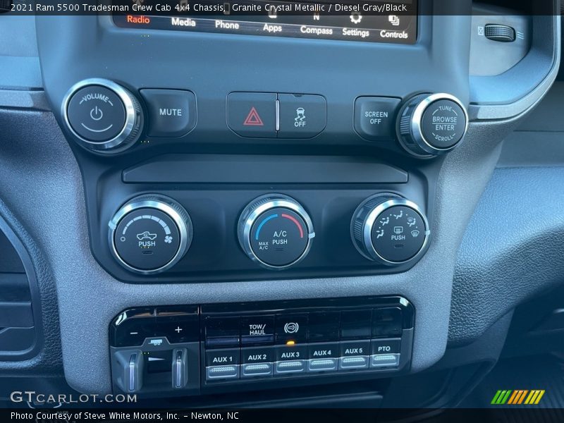 Granite Crystal Metallic / Diesel Gray/Black 2021 Ram 5500 Tradesman Crew Cab 4x4 Chassis