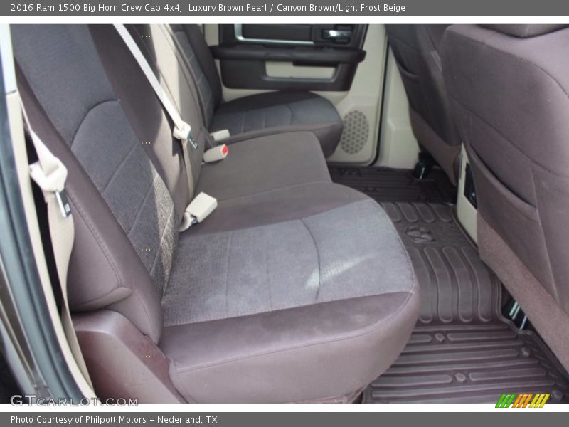 Luxury Brown Pearl / Canyon Brown/Light Frost Beige 2016 Ram 1500 Big Horn Crew Cab 4x4