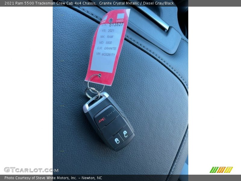 Granite Crystal Metallic / Diesel Gray/Black 2021 Ram 5500 Tradesman Crew Cab 4x4 Chassis