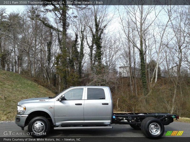 Billet Silver Metallic / Black 2021 Ram 3500 Tradesman Crew Cab 4x4