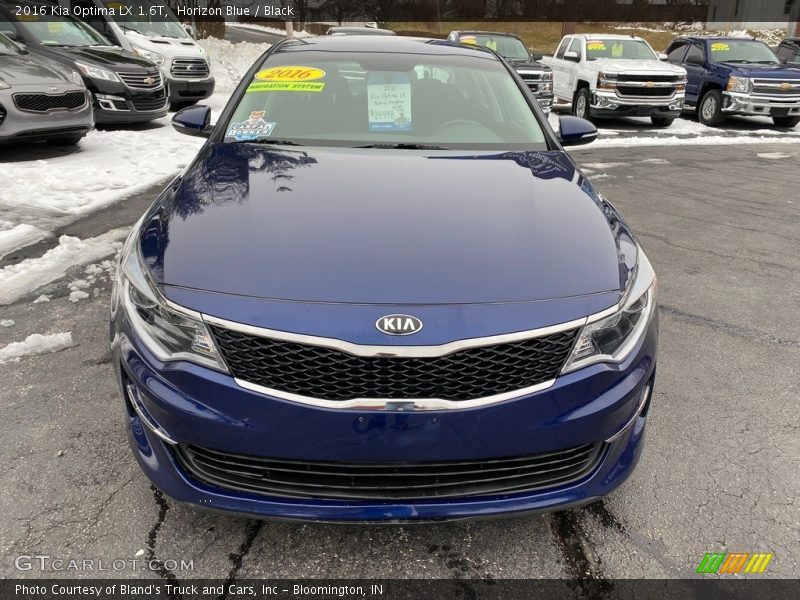 Horizon Blue / Black 2016 Kia Optima LX 1.6T