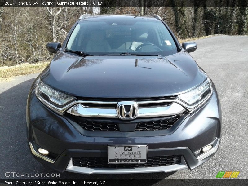 Gunmetal Metallic / Gray 2017 Honda CR-V Touring