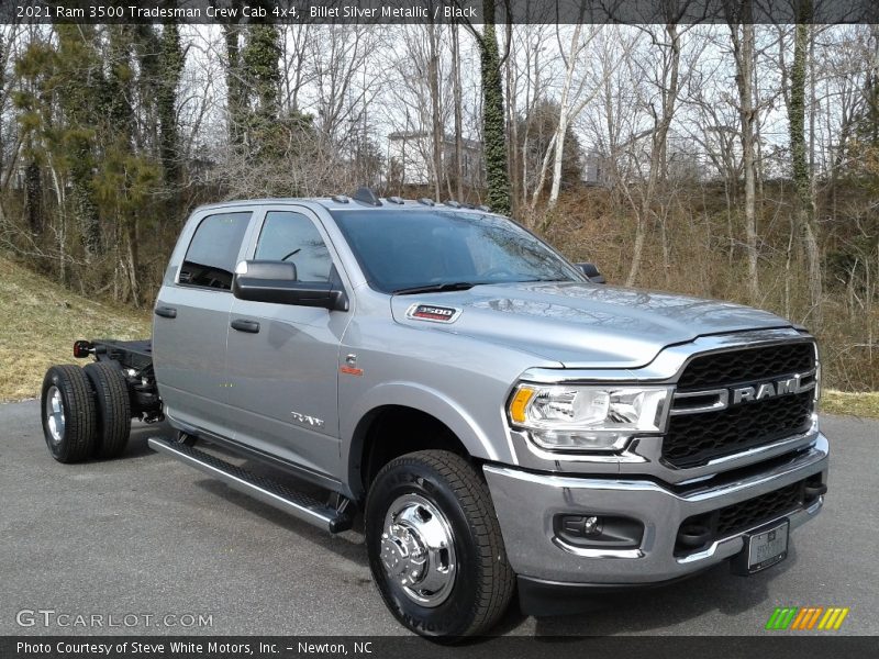 Billet Silver Metallic / Black 2021 Ram 3500 Tradesman Crew Cab 4x4