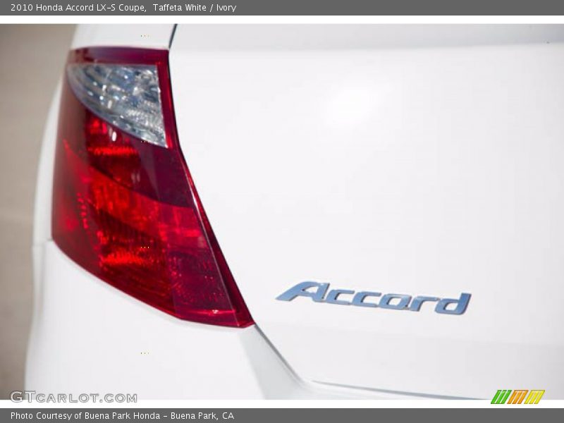 Taffeta White / Ivory 2010 Honda Accord LX-S Coupe