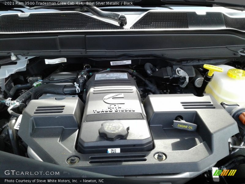 Billet Silver Metallic / Black 2021 Ram 3500 Tradesman Crew Cab 4x4