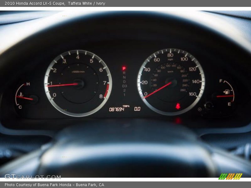 Taffeta White / Ivory 2010 Honda Accord LX-S Coupe