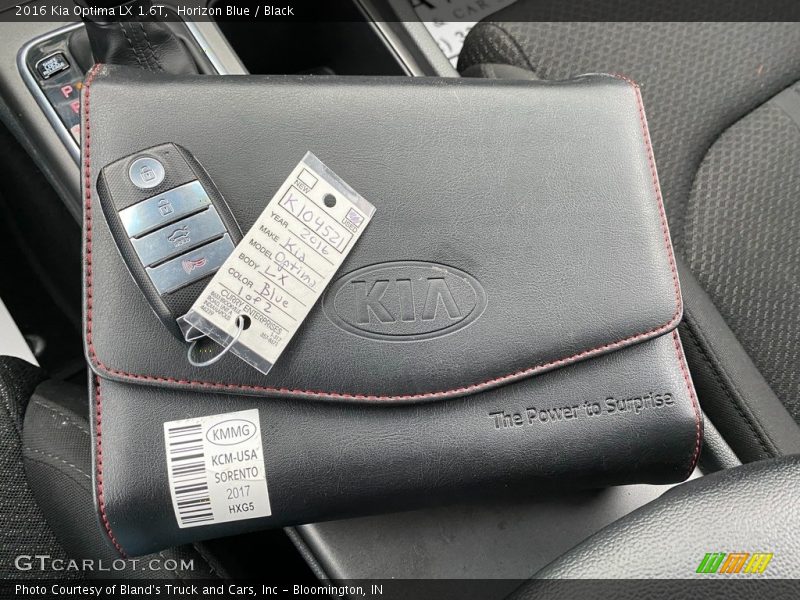 Keys of 2016 Optima LX 1.6T