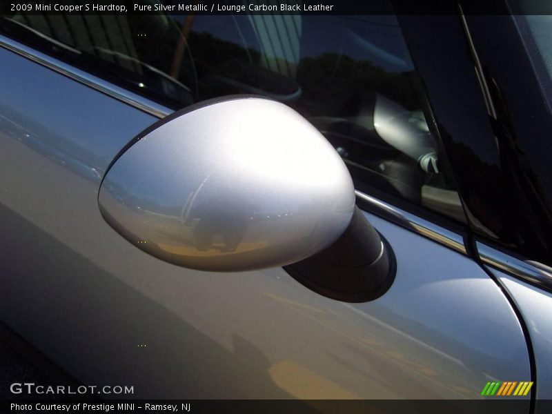 Pure Silver Metallic / Lounge Carbon Black Leather 2009 Mini Cooper S Hardtop
