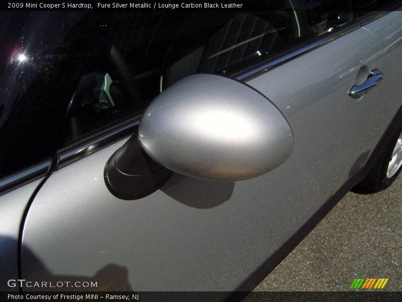 Pure Silver Metallic / Lounge Carbon Black Leather 2009 Mini Cooper S Hardtop