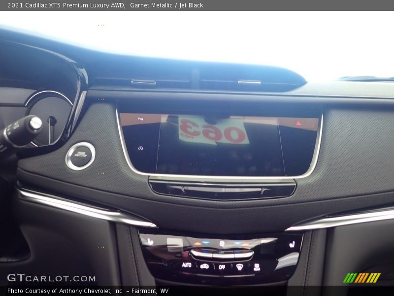 Garnet Metallic / Jet Black 2021 Cadillac XT5 Premium Luxury AWD