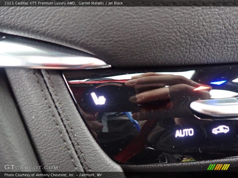 Garnet Metallic / Jet Black 2021 Cadillac XT5 Premium Luxury AWD
