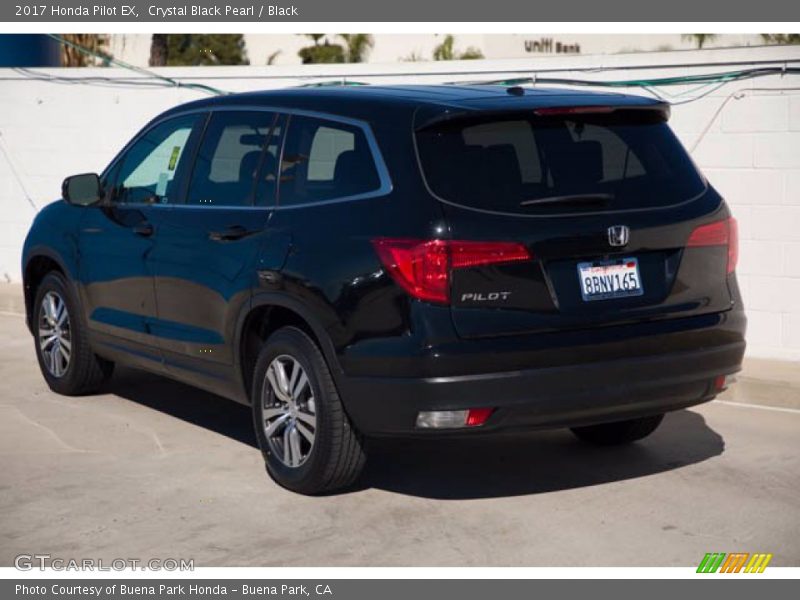 Crystal Black Pearl / Black 2017 Honda Pilot EX