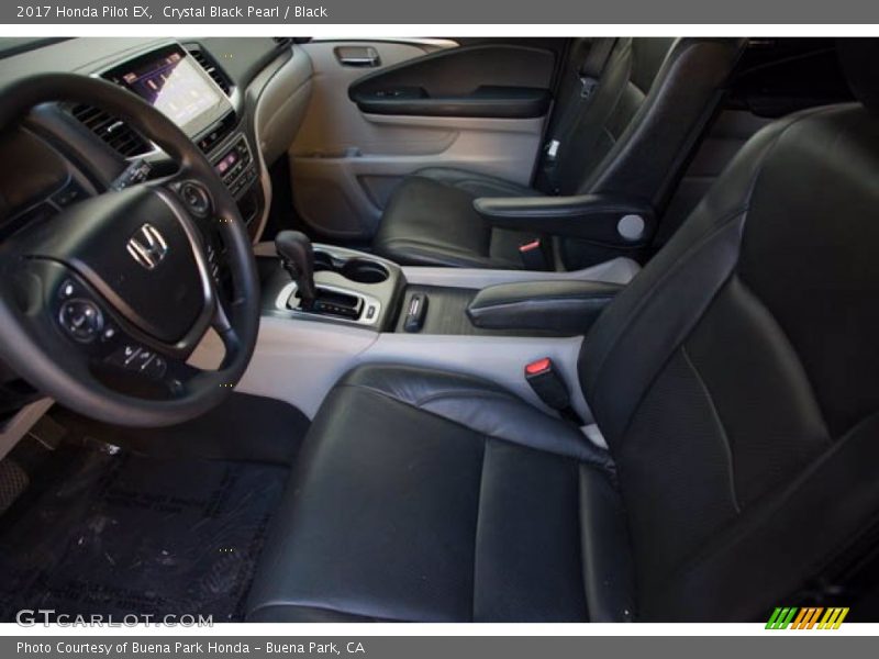 Crystal Black Pearl / Black 2017 Honda Pilot EX