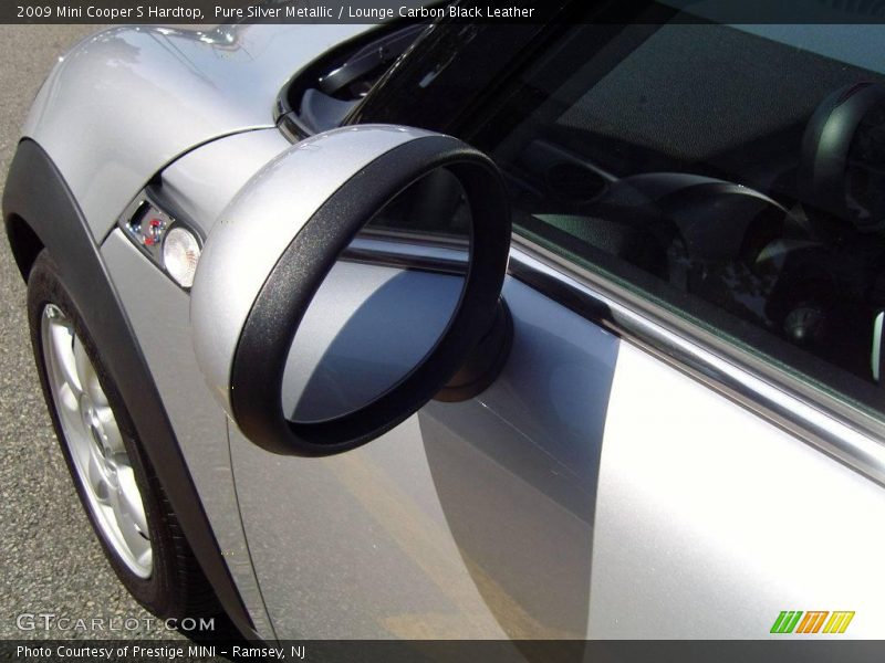 Pure Silver Metallic / Lounge Carbon Black Leather 2009 Mini Cooper S Hardtop