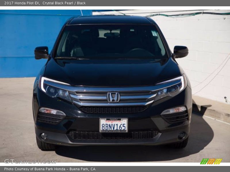 Crystal Black Pearl / Black 2017 Honda Pilot EX