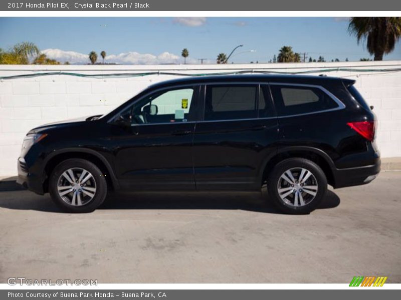 Crystal Black Pearl / Black 2017 Honda Pilot EX