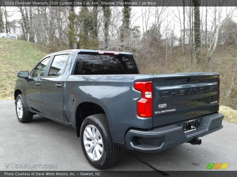 Shadow Gray Metallic / Jet Black 2020 Chevrolet Silverado 1500 Custom Crew Cab 4x4