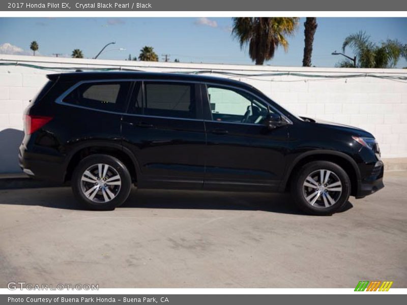 Crystal Black Pearl / Black 2017 Honda Pilot EX