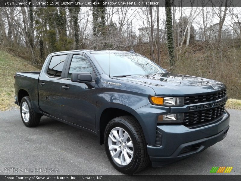 Front 3/4 View of 2020 Silverado 1500 Custom Crew Cab 4x4