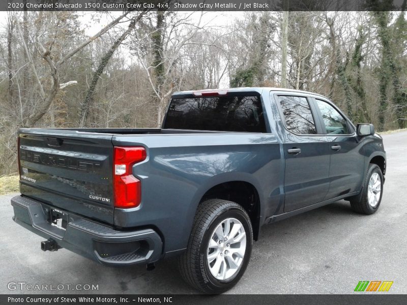 Shadow Gray Metallic / Jet Black 2020 Chevrolet Silverado 1500 Custom Crew Cab 4x4