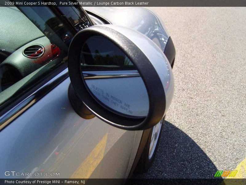 Pure Silver Metallic / Lounge Carbon Black Leather 2009 Mini Cooper S Hardtop